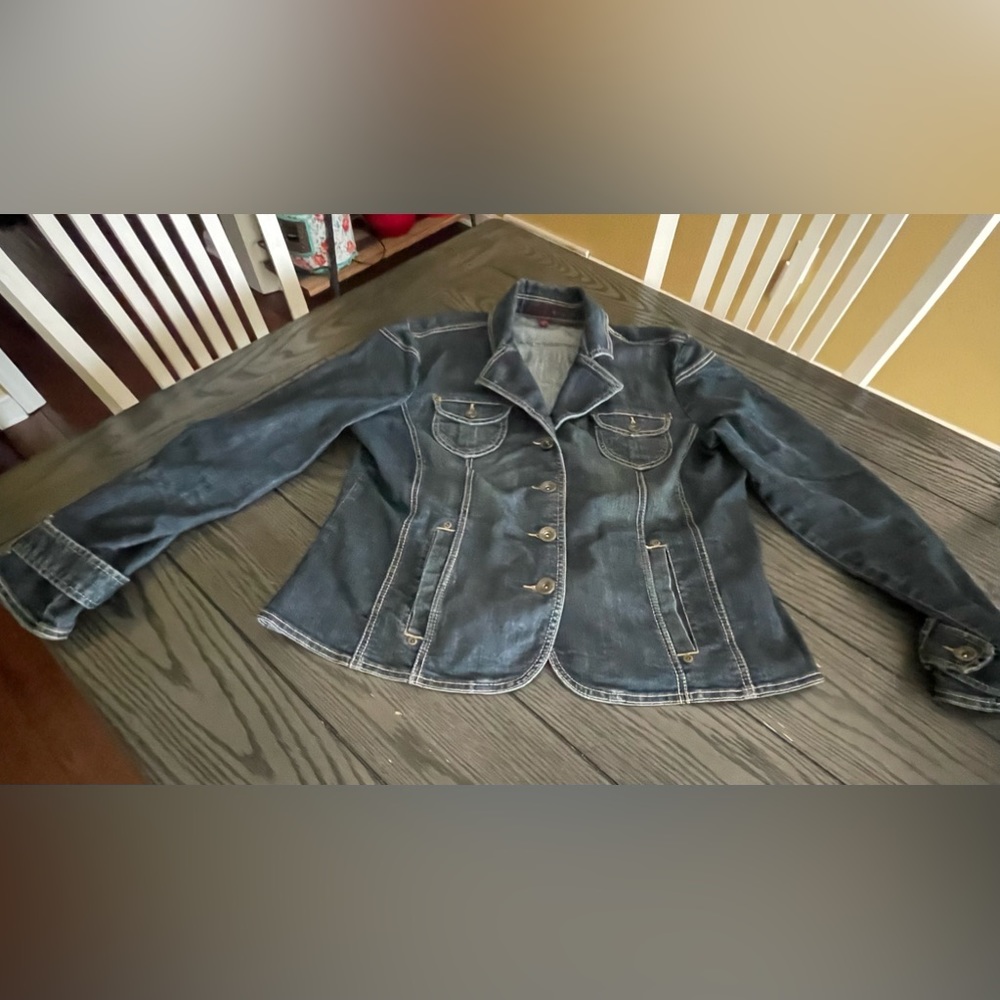 Gitano Dark Blue Jean Jacket size XL